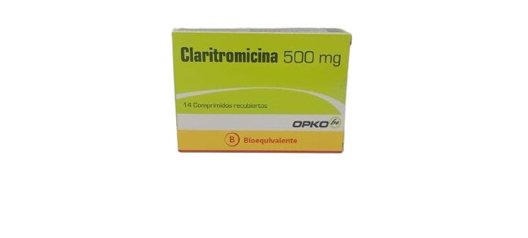 Claritromicina 500 mg x 14 comprimidos (Opko) Farmex-Pluxee-Persistente